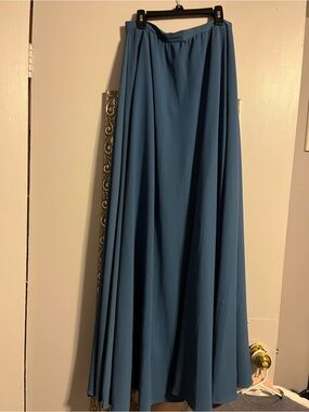 Space 46 Boutique Dusty Blue Maxi Skirt